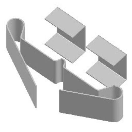 Зажим крепёжный БРН/Т.2-50Ц