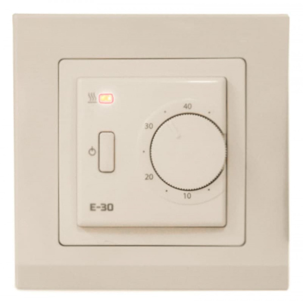 Терморегулятор EASTEC E-30 белый/кремовый