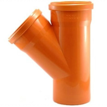 Тройник ПВХ 110/110*45