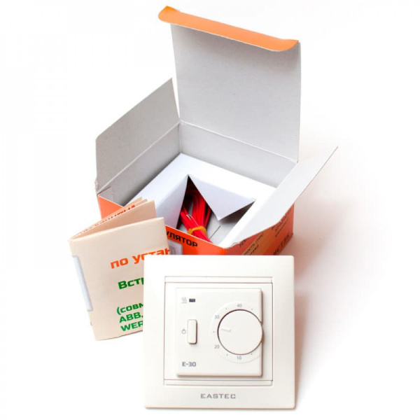 Терморегулятор EASTEC E-30 белый/кремовый