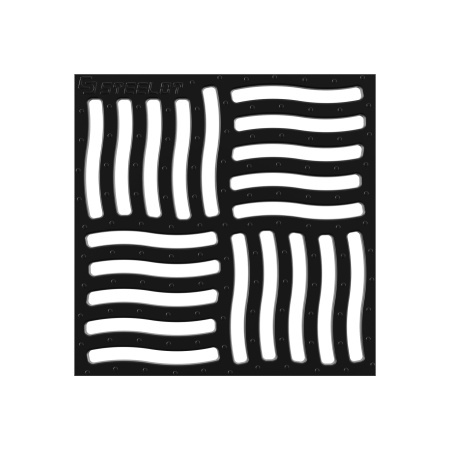 Решетка чугунная SteeStart щелевая 300х300 С250